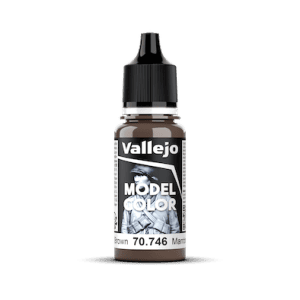 Vallejo Model Color Acrylic Paint Chestnut Brown 17mL - Image 1