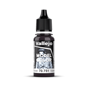 Vallejo Model Color Acrylic Paint Black Violet 17mL - Image 1