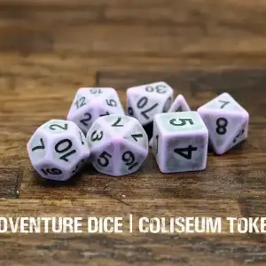 7-Piece RPG Dice Set: Coliseum Tokens - Image 1