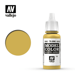 Vallejo Model Color Acrylic Paint Gold 17mL - Image 1