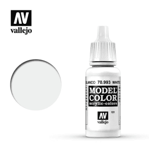 Vallejo Model Color Acrylic Paint White Grey 17mL - Image 1