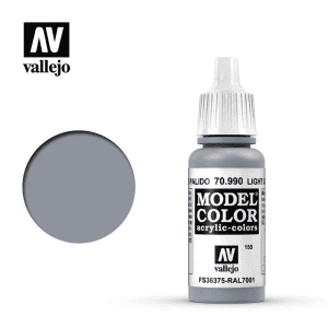 Vallejo Model Color Acrylic Paint Light Grey (17 mL) - Image 1
