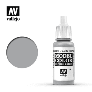 Vallejo Model Color Acrylic Paint Sky Grey 17mL - Image 1