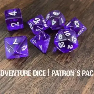 7-Piece RPG Dice Set: Patron’s Pact - Image 1