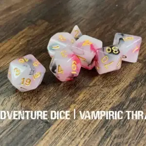 7-Piece RPG Dice Set: Vampiric Thrall - Image 1