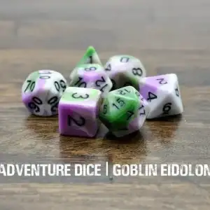 7-Piece RPG Dice Set: Creatures Goblin Eidolon - Image 1