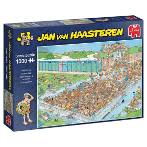 1000 pcs - Jan van Haasteren: Pool Pile-up - Image 1