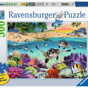 500 pcs - Race of the Baby Sea Turtles (Large Piece Format) - Image 1