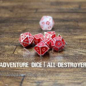 7-Piece RPG Metal Dice Set: All-Destroyer - Image 1