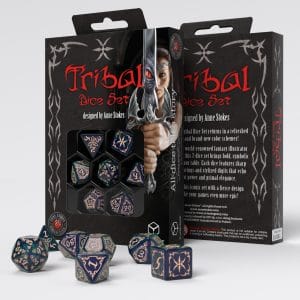 7-Piece Tribal RPG Dice Set - - Image 1