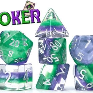 7-Piece RPG Dice Set: Eclipse Joker - Image 1