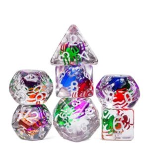 7-Piece RPG Dice Set: Interior Design (Insects/Spiders) - Image 1