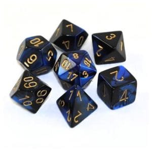7-Piece RPG Dice Set: Gemini - - Image 1