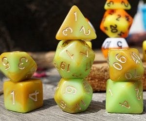 7-Piece RPG Dice Set: Ice Cream Dice - Image 1