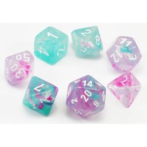 7-Piece RPG Dice Set: Nebula Luminary - - Image 1