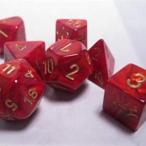 7-Piece RPG Dice Set: Scarab - - Image 1