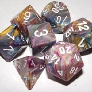7-Piece RPG Dice Set: Festive - - Image 1