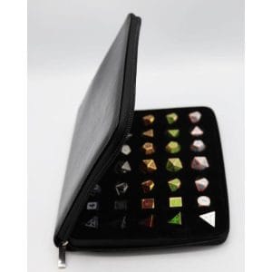 Leatherette Dice Carrying Case Black - Image 1