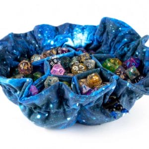 Velvet Dice Bag with Pockets - Image 1