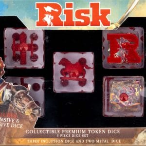 Oversized Risk Dice Set: Token Inclusions (22mm) - Image 1