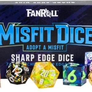Misfit Dice Mystery Bag - 7-Piece Sharp Edge RPG Set - Image 1