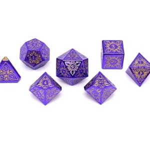 7-Piece RPG Feyweave Dice Set: Midsummer - Image 1