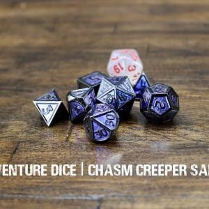 7-Piece RPG Metal Dice Set: Chasm Creeper Salts - Image 1