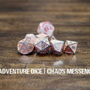 7-Piece RPG Metal Dice Set: Chaos Messenger - Image 1