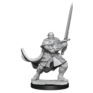 Nolzur's Marvelous Miniatures: Half-Orc Paladin Male - Image 1