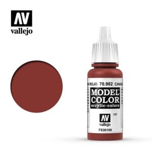 Vallejo Model Color Acrylic Paint Cavalry Brown 17mL - Image 1