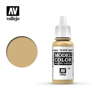 Vallejo Model Color Acrylic Paint Buff 17mL - Image 1