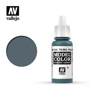 Vallejo Model Color Acrylic Paint Field Blue 17mL - Image 1