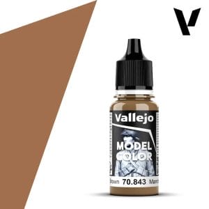 Vallejo Model Color Acrylic Paint Cork Brown 17mL - Image 1
