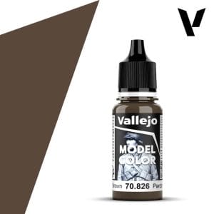 Vallejo Model Color Acrylic Paint Medium Brown 17mL - Image 1