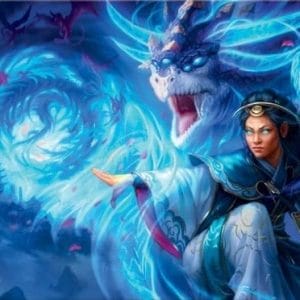 Playmat - Magic The Gathering: Dragonstorm: Table Playmat (8ft) - Image 1