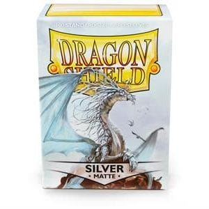 Sleeves - 63x88mm - Dragon Shield - 100/pk - Matte - Silver - Image 1