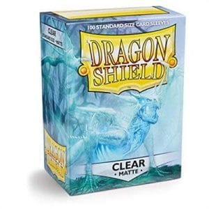 Sleeves - 63x88mm - Dragon Shield - 100/pk - Matte - Clear - Image 1