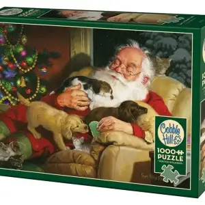 1000 pcs - Santa's Quiet Time - Image 1