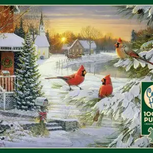 1000 pcs - Sunset Cardinals - Image 1