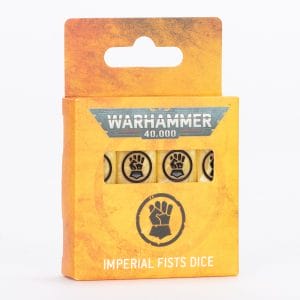 Warhammer 40K: Space Marines (Imperial Fists) - Dice Set - Image 1