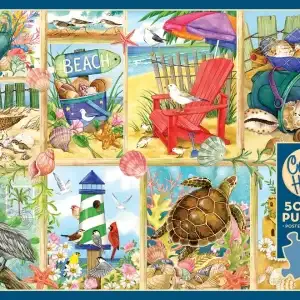 500 pcs - Day at the Beach - Image 1