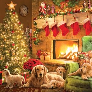 1000 pcs - Cozy Fireplace (Christmas) - Image 1