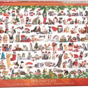 1000 pcs - Holiday Cats - Image 1