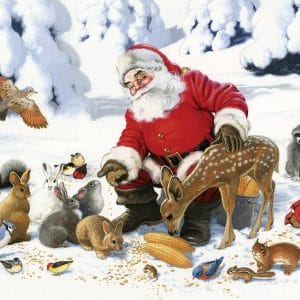 350 pcs - Santa Claus and Friends (Family Puzzle) - Image 1