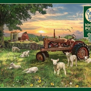 1000 pcs - Field at Sunrise - Image 1