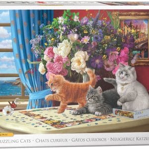 1000 pcs - Puzzling Cats - Image 1