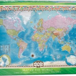 1000 pcs - Map of the World - Image 1