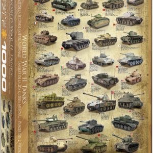1000 pcs - World War II Tanks - Image 1