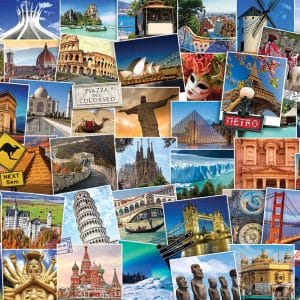 1000 pcs - Globetrotter: World - Image 1