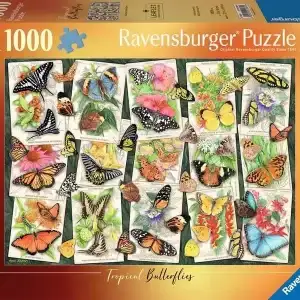 1000 pcs - Tropical Butterflies - Image 1